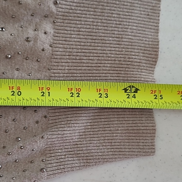 Liquid by Sioni Tan Cowl Neck Sweater size 2X - Picture 7 of 7